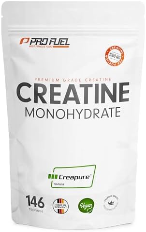 Creapure® Creatin Monohydrat Pulver 500g - das Premium Creatine a...