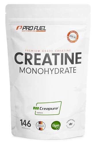Creapure® Creatin Monohydrat Pulver 500g - das Premium Creatine aus Deutschland - extra hochdosiert für Fitness & Kraftsport - hochwertiges Kreatin 100% Made in Germany - laborgeprüft & 100% vegan