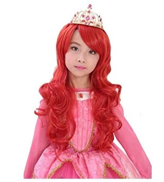 Image of Moira Synthetic Straight Artificial Hair Wig Costume Dressing Cosplay (Glitzy Red)