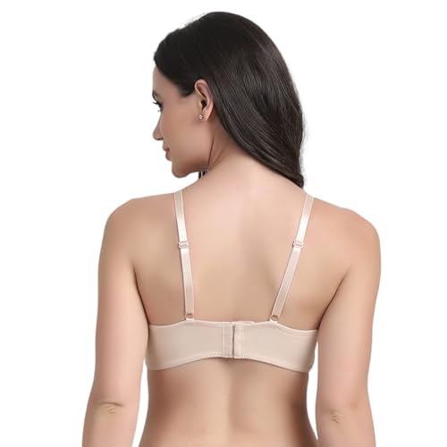 Image of Quttos PrettyCat Lightly Padded Underwired Sexy T-Shirt Bra with Chain Strap
