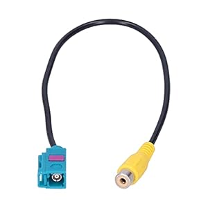 Aramox Reverse Camera Video Adapter Kabel Reverse Cam Draad Koperen Kern Koord Fit voor Mercedes-Benz W204 C180 E200