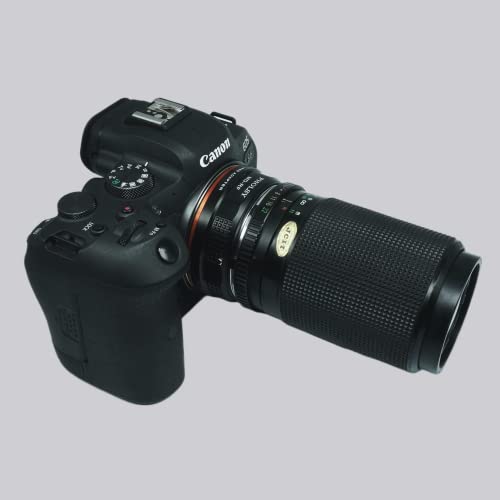 PHOLSY Adaptador Objetivos Montura Compatible con Objetivos Montura Minolta Rokkor MD / MC / SR y Cuerpo Cámara Canon RF, EOS R, R6 Mark II, R7, R8, R10, R3, R5, R5C, R6, EOS RP, R50, MD-RF - imagen 2