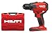 Price comparison product image Hilti SF 4-A22 Cordless Drill Driver, Compact 22V Drill Driver, 2100 RPM, Active Torque Control, Brushless Motor, Bight LED, Bare Tool with Case Included (2177405)