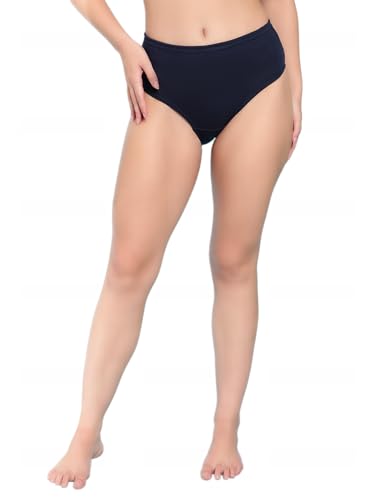 Image of Shasmi Women's High Coverage Cotton Hipster Panties | Super Combed Mid Rise Briefs | Mid Waist Printed Underwear for Women | Soft Breathable Everyday Comfort Innerwear (Pack of 3)