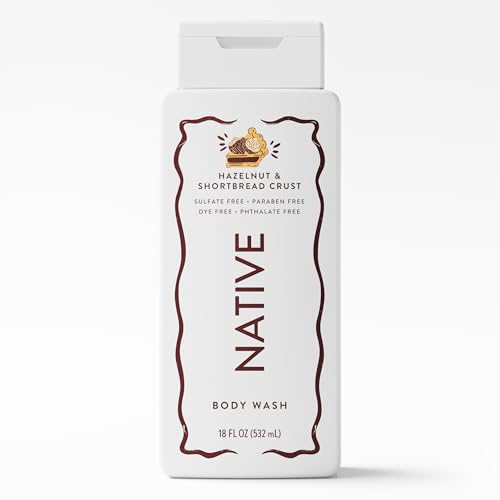 Native Body Wash Contains Naturally Derived Ingredients | For Women & Men, Sulfate, Paraben, & Dye Free Leaving Skin Soft and Hydrated | Limited Edition | Hazelnut & Shortbread Crust 18 oz - image 1