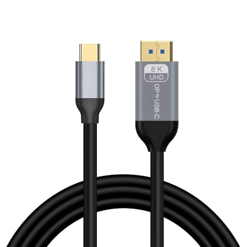Image of Tobo 8K Bi-Directional USB C To DisplayPort Cable 1.8m [ 8K@60Hz, 4K@144Hz ] DP 1.4 To USB4 Type C Adapter For Thunderbolt 3 /4 M-Book Pro Air M4 Phone 16 15 Pro Pad XPS 13 /15 S25 Ultra G8 G9 TD-1519CC
