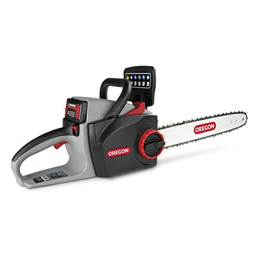 Oregon Cordless 16-inch Self-Sharpening Chainsaw – Battery and Charger not Included