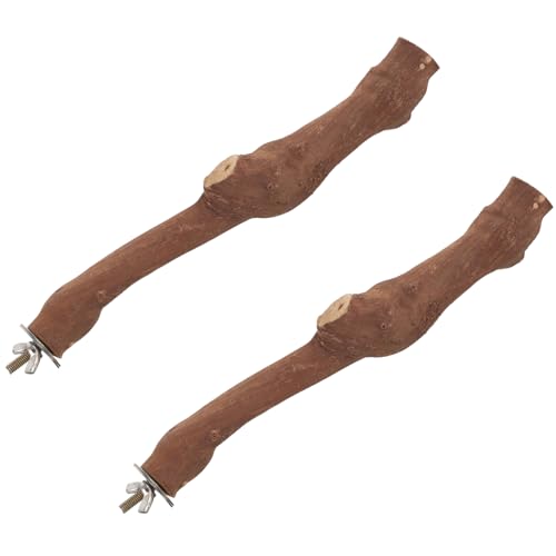 Happyyami 2piezas Perchas para Aves De Vine Soporte para Periquitos y Juguete para y Masticar Jaulas De Aves