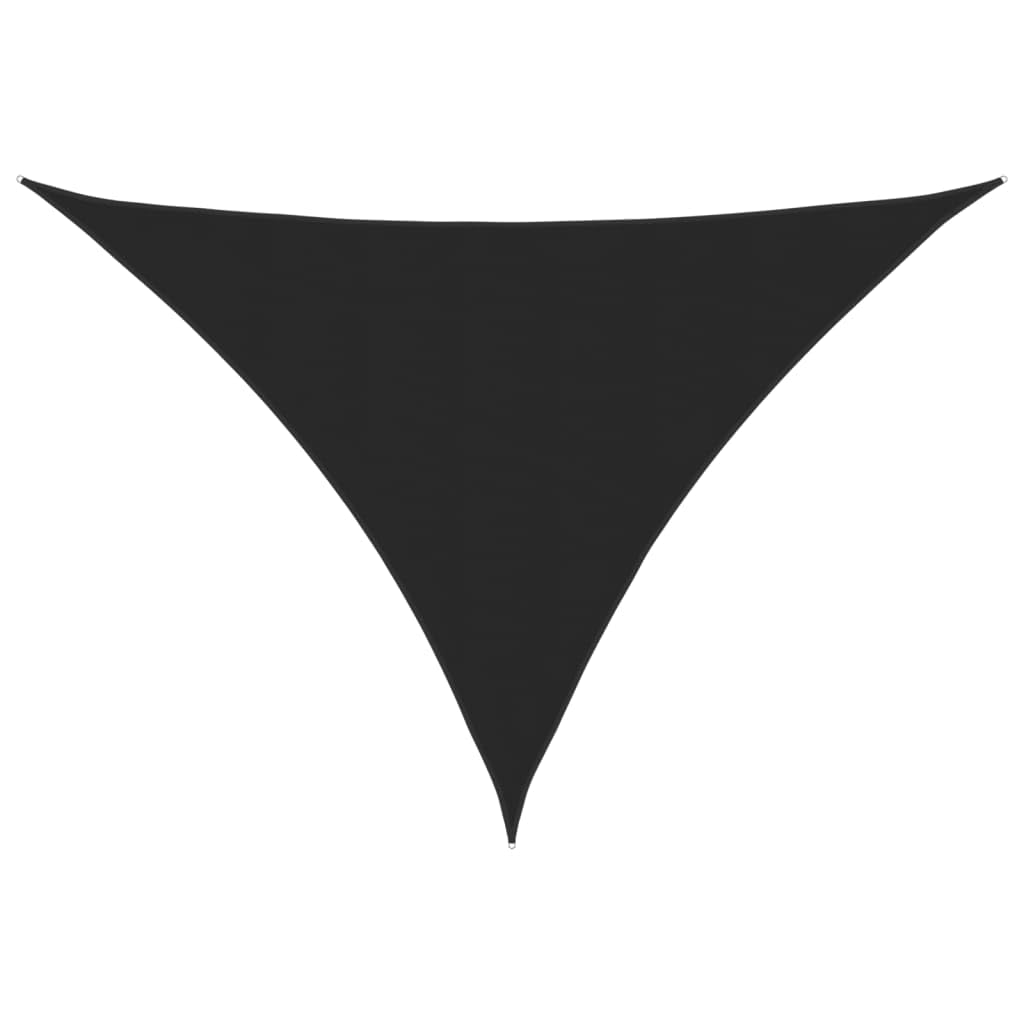 vidaXL Sunshade Sail Sun Sail Tarp Sunscreen Patio Shade Outdoor Sunshade Shade Canopy Garden Balcony Oxford Fabric Triangular 3x4x4 m Black — image 1
