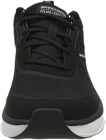 Skechers Men's Sneaker, Black Mesh White Trim, 11.5 | Image 1