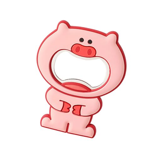 Double Use Kitchens Gadget Bottle Opener with Lovely Animal Pattern Homes Refrigerator Decoration Lovely Kitchens Tool with Magn