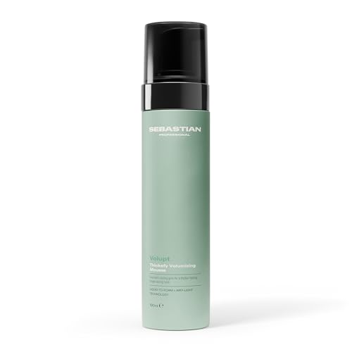 Sebastian Professional Volupt Thickefy Volumizing Mousse | Flexible Hold Styling | Thickens & Conditions Fine Hair | 6.4 fl oz | Packaging May Vary