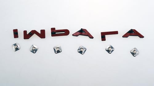 Image of 2Pc 1964 64 Impala Quarter Panel Emblems 3D Badge Letters Nameplate Replacement for Impala (Gloss Black)