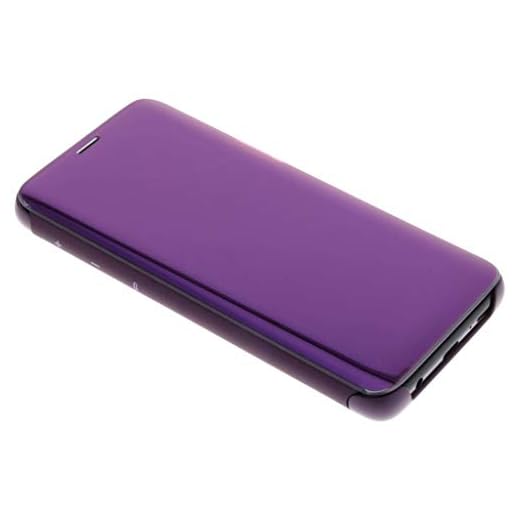 Samsung EF-ZG960CVEGWW Galaxy S9 Etui à Rabat Couverture Clear View, Violet