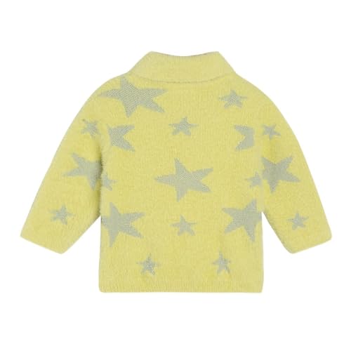 Image of miniklub Baby Collar Full Sleeve Knitted Cotton Sweater (Purple Color)