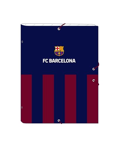 F.C. Barcellona – Cartella A Foglio Classificatrice, Ideale Per Bambini Di Diverse Età, Comoda E Versatile, Qualità E Resistenza, 26 X 36,5 Cm, Colore