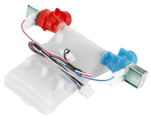Semzohc W11210459 W10869799 WTW5000DW1 WTW4816FW2 Washer Water Inlet Valve Fit for Whirl-pool May-tag Ken-more ama-na cro-sley Replaces AP6329217 W10701459 W10838319 W11025984 W11038711