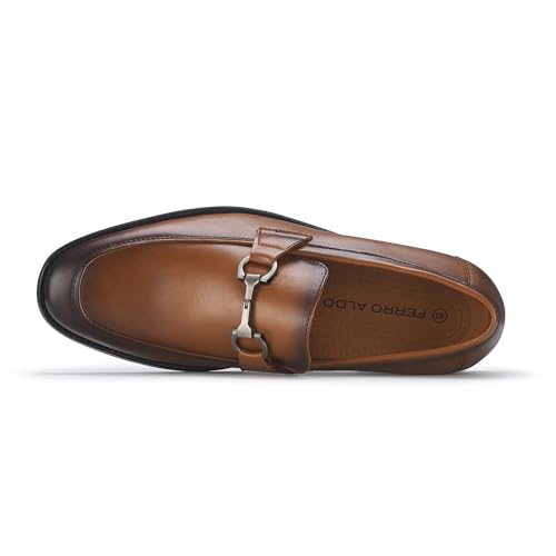 Image of Ferro Aldo Men's Premium Moc Toe Loafers | Casual & Dress Styles with Tassels & Horsebit Buckles