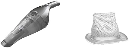 BLACK+DECKER dustbuster Handheld Vacuum, Cordless, Dark Grey with Replacement Filter (HNVC220BCZ01 & HNVCF10)