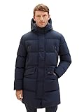 Weiche, lange Daunenjacke aus recycelten Daunen mit seitlichen Eingriffstaschen, Brusttaschen und zusätzlicher Innentasche zum Verstauen von Portemonnaie, Handy und Schlüssel