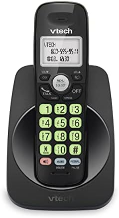VTech VG101-11 Cordless Phone with Full Duplex Speakerphone and Caller ID/Call Waiting (Black)