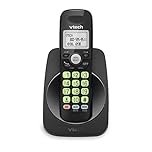 VTech VG101-11 Cordless Phone with Full Duplex Speakerphone and Caller ID/Call Waiting (Black)