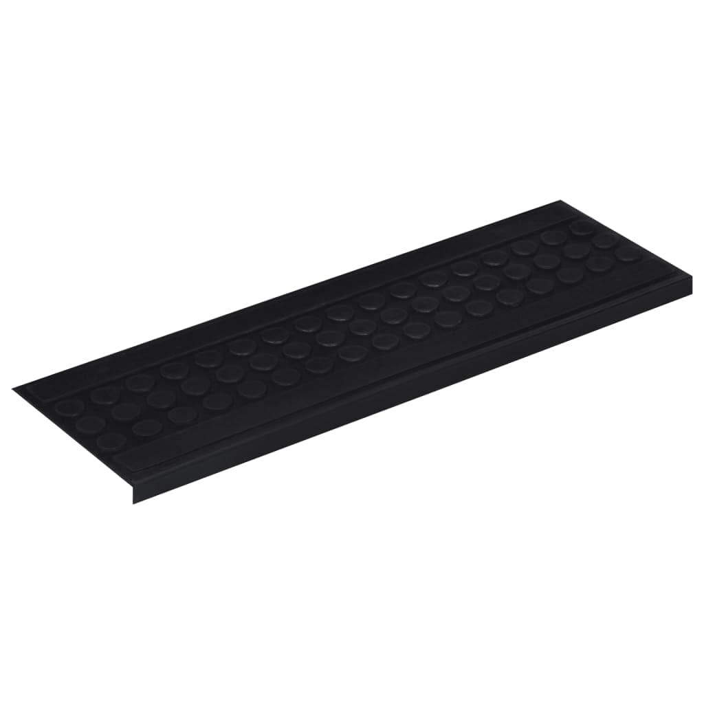 Tidyard Marches d'escalier 5 pcs 25x75 cm Caoutchouc, Tapis de Sécurité Antidérapant Marchette escalier d'intérieur pour Animaux Domestiques et Personnes Agée Style C