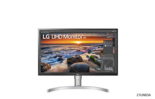 ایگرد | قیمت و خرید LG 27UN83A 68,58 cm (27 Zoll) UHD 4K Monitor  (IPS-Panel, VESA Display HDR 400, USB-C), weiß silber