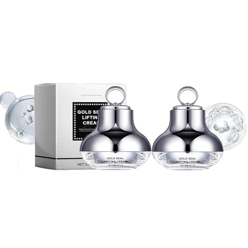 Crema de ojos con masaje eléctrico para ojeras, reafirma y suaviza las líneas finas, tratamiento y cuidado de los, crema reafirmante antienvejecimiento para los ojos (2PCS)