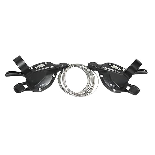 Sram X5 Lot de 3 leviers de vitesses avant et arrière en aluminium pour vélo Noir