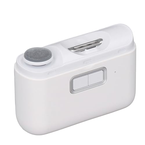 Automatic Electric Nail Clipper, Type C Rechargeable Safety Fingernail Trimmer with 2 Speeds, Nail Scraps Storage, for Baby Children Adult Seniors