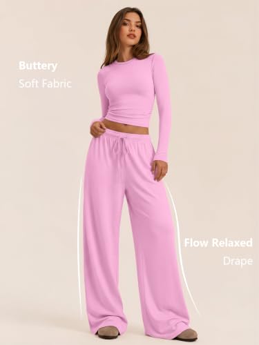 Image of Trendy Queen Women's 2 Piece 2026 Fall Fashion Lounge Set with Pockets