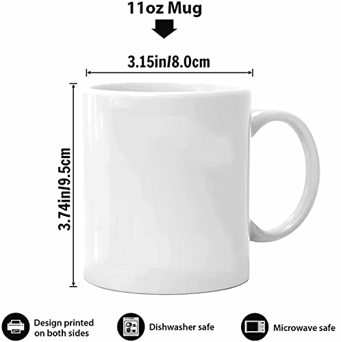 Taza de cerámica divertida de 11 oz para café miniatura 2