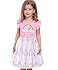 Girls Tulle Dress Rainbow Tutu Dress Summer Casual... #1