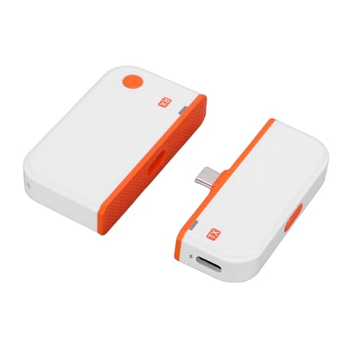 Ricarica durante l'utilizzo: dotati di una nuova porta di ricarica di tipo C, il nostro trasmettitore e ricevitore wireless ti consentono di caricare il tuo smartphone o laptop mentre sei in movimento senza bisogno di una fonte di alimentazione esterna.
