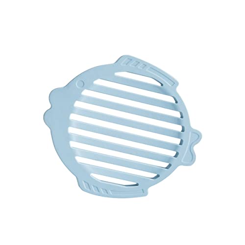 RosyFate Porte Savon Douche Silicone, Porte-Savons en Silicone avec Écoulement Automatique, Plateau à Savon Creux, Savon Outils de Séchage, pour Salle de Bain ou Cuisine (Petit Poisson)