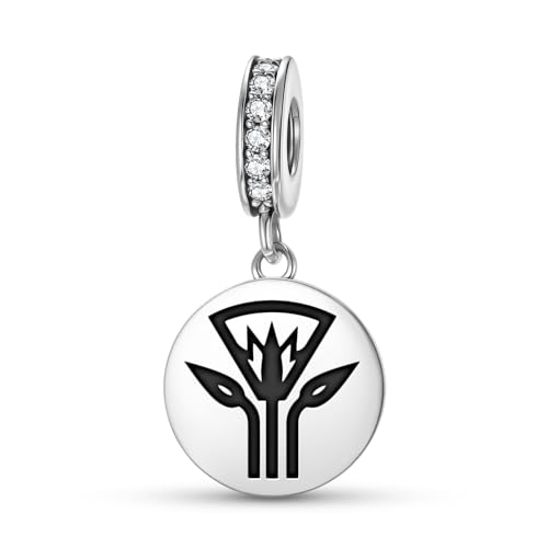 Breloque lotus égyptien argent 925 anti-ternissement pour bracelet