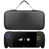 Miimall for Rog XBOX Ally X/Rog XBOX Ally 用収納バッグ 大容量ボックス 耐衝撃 防水 耐傷性 両面ジッパー ゲーム機と付属品収納可能 Rog XBOX Ally X/Rog XBOX Ally 対応収納ケース ポータブルバッグ（ブラック）