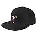 Produktbild Lsjuee Philippinische Flagge Pinoy Pride Filipino American Trucker Hat, Flat Bill Caps Baseball Cap Dad Hat für Männer Frauen Schwarz