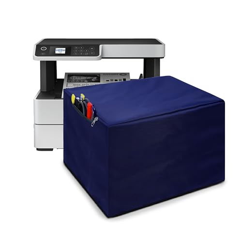 Image of Alifiya Dust Proof Washable Printer Cover for Epson M2170 All-in-One Wi-Fi Duplex Multi-Function Printer - Blue