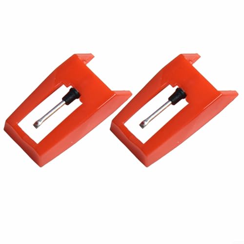 Lot de 2 aiguilles de rechange pour tourne-disque en vinyle avec reproduction sonore claire