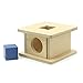 IOPQQ Party-Spiel Montessori Sensory Spielzeugkiste mit austauschbarer Deckel Holz Pädagogische Spielzeugform Matching Box Frühe Bildung Werkzeug Pädagogische Spielzeug Intellektuelle Entwicklung