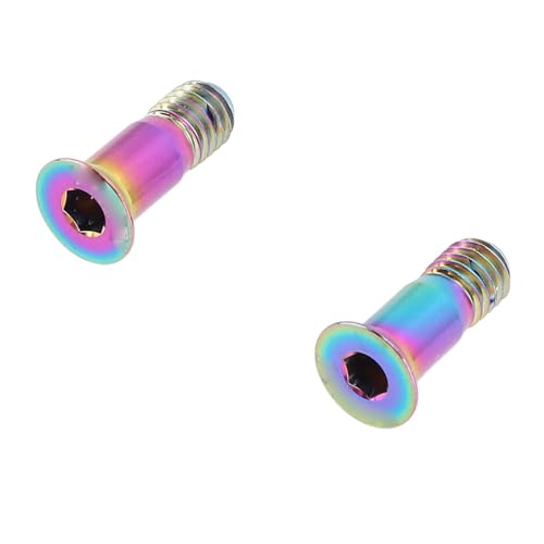 Bike Bearing Pulley Wheel Screws Ti Alloy Lightweight Flat Head Design Reduces Chain Skipping Enhances Gear Shifting for Road Bike Rear Derailleur 2 Pack3