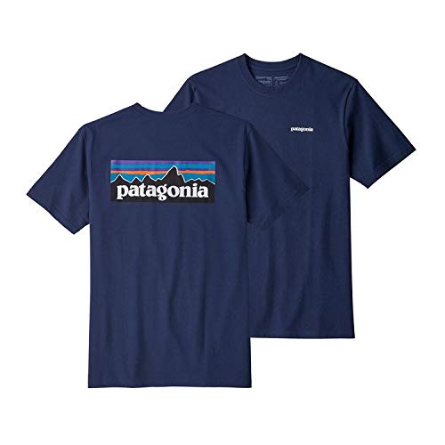 Patagonia P-6 Logo Responsibili Hommes T-Shirt Bleu S