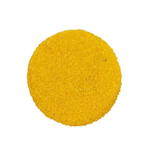 TLDSHOP® - Sabbia Colorata per Decorazioni - PZ 1 conf. da 200 gr - Vasi, Bottiglie, Posacenere, Interno Casa e Giardino (Giallo)