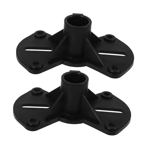 Yardwe 2pcs Plastic Speaker Holder Stands Desk Mount Speaker Base Trays Organize Your Workspace