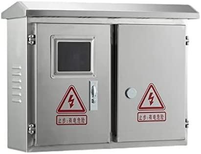 Caja de conexiones eléctrica Caja Eléctrica De Acero Inoxidable For Exteriores, Caja De Distribución Fotovoltaica Trifásica Con Placa De Montaje, Caja De Proyecto Con Bisagra Reforzada, Caja Eléctrica