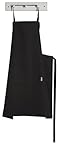 Now Designs unisex adult Cooking,chef,adjustable Now Designs Oversized Apron, Black, 38 W x L US