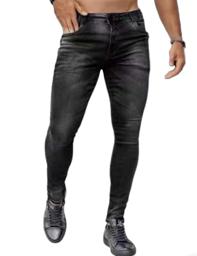 IDEALSANXUN Mens Skinny Fit Slim Stretch Jeans Denim Pants