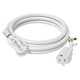 FIRMERST 1875W 6 Feet 15A Flat Plug Low Profile Extension Cord 14...